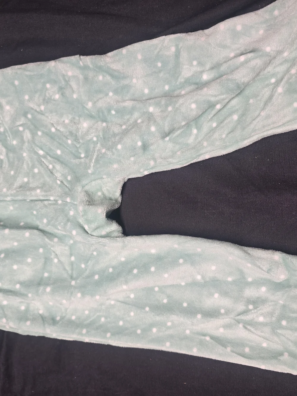 Cat & Jack Mint Green Polka Dot Baby Pajama Set